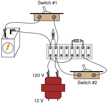 Commutating Diode | Discrete Semiconductor Circuits ... household light switch wiring diagram 
